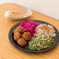 Sultan's Plate · Choose any 4 entree sides. Served with your choice of white, whole wheat, or gluten-free pit...