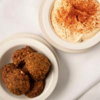 Falafel · A Mediterranean staple of soaked chickpeas ground with garlic, onion, and spices, formed int...