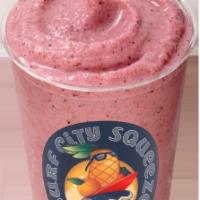 Triple Berry Smoothie · Real fruit smoothie blends made with signature smoothie mix.