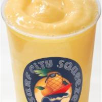 Peach Mango Smoothie · Real fruit smoothie blends made with signature smoothie mix.