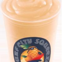 Pineapple Coconut Orange Smoothie · Real fruit smoothie blends made with signature smoothie mix.