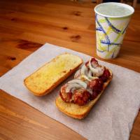 Meatball Sub · Includes provolone cheese and onions.