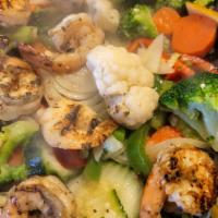 Flavorful  Sautéed shrimp  · We base* our shrimp in our magic seafood seasoning. (we can make it spicy, mild or regular)
...