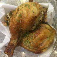 Herb Roasted Chicken Wing and drumstick · Oven roasted herb chicken leg and wing.