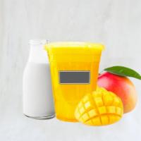 25. Mango Smoothie with Milk ·  milk and fresh mango