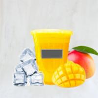 25.100% Mango Slush with Ice · fresh mango with ice