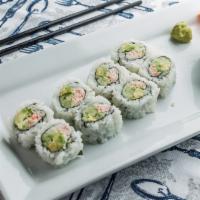 Snow Crab Roll · Snow crab meat, cucumber and avocado. All cooked, no raw fish.