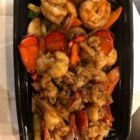 Lobster Tail Hibachi Dinner · 