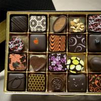 24 Piece Assorted Box · An assorted box of truffles and confections.