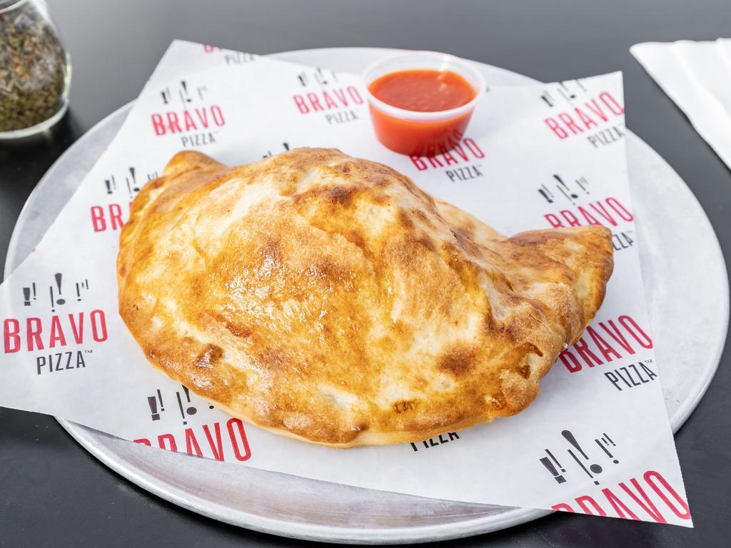 Cheese and 1 Topping Calzone · Choose any item from our pizza toppings.