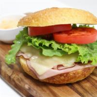 Ham & Swiss Lunch  · Ham, Swiss Cheese, Lettuce, Tomato, House Mayo