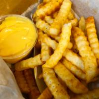 Cheddar Cheese sauce Fries · cheddar cheese sauce