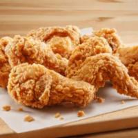 Fried Chicken Wings 4pc 炸鸡翅 · Cooked wing of a chicken coated in sauce or seasoning. Cooked in oil.