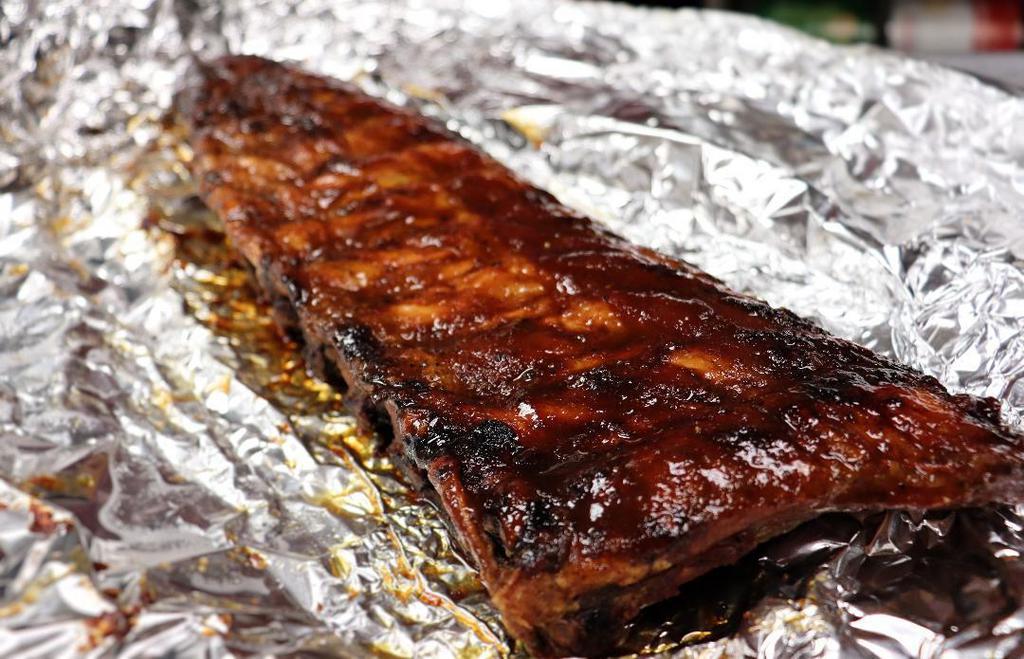 Loin Back Ribs · 1 whole slab of ribs, wet, dry or muddy, to go. Call ahead for more than 1 slab, and to check availability.