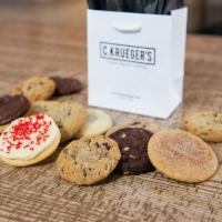 Dozen Cookies in a Gift Bag · Custom assortment. Your choice of 12 of our individually wrapped cookies delivered in our si...