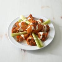 10 Piece Buffalo Chicken Wings  · Served with bleu cheese and celery.