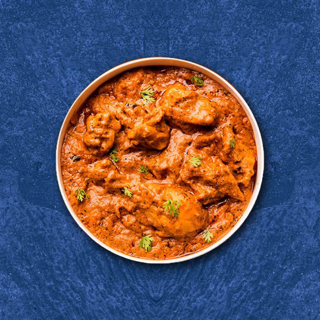 Terrific Tikka Masala  · Roasted chicken cooked with sliced onion and bell peppers, with tomato sauce and a touch of cream
