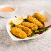 Japanese Style Fried Oysters (5 pcs) 炸生蚝（5只） · Mollusk. 