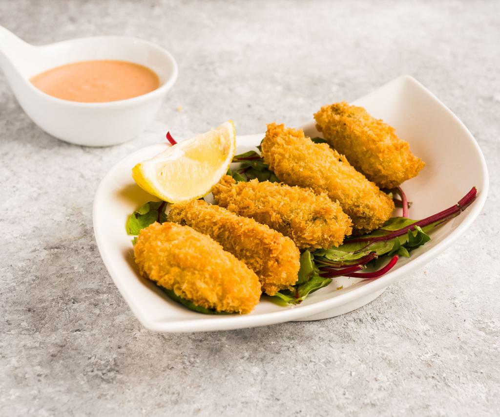 Japanese Style Fried Oysters (5 pcs) 炸生蚝（5只） · Mollusk. 