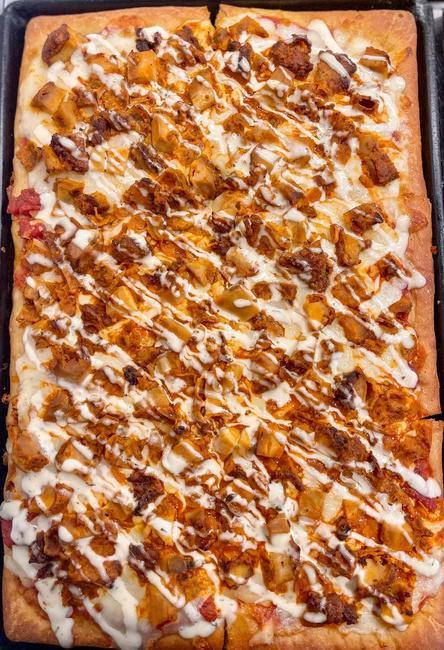 Buffalo Chicken Pie · Buffalo Chicken with Hot Sauce and Ranch