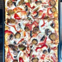 Roman Slice - Vegi · Fresh mushrooms,red onion, red peppers, green peppers, onions