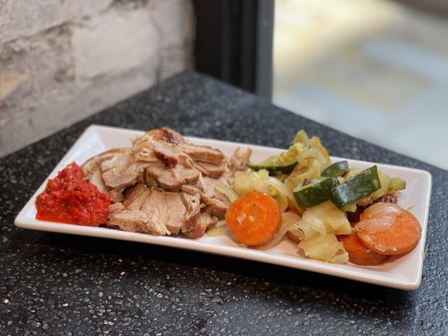 Roast Pork Plate · Served with a side of your choice.