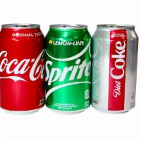 Can Soda  · Coke, Diet Coke, Sprite. 12 oz.