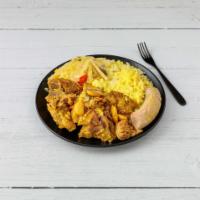 Curry Chicken · Classic. Served daily with white rice or rice and peas. On the spicy side people not watered...