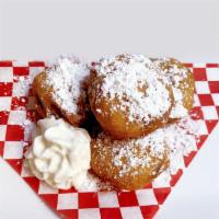 Fried Oreo Bowl · 5 freshly dipped and fried Oreos. Comes with powdered sugar and whipped creme.