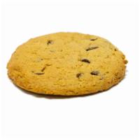 Choco Chip Protein Cookie · Orgain Vanilla Protein Powder, Water, Dark Brown Sugar, Olive Oil, Almond Flour, Enjoy Life ...