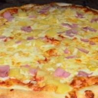 Hawaiian Pizza · Ham, cheese and pineapple. 