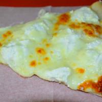 White Pizza Slice · (Would you like add toppings?)