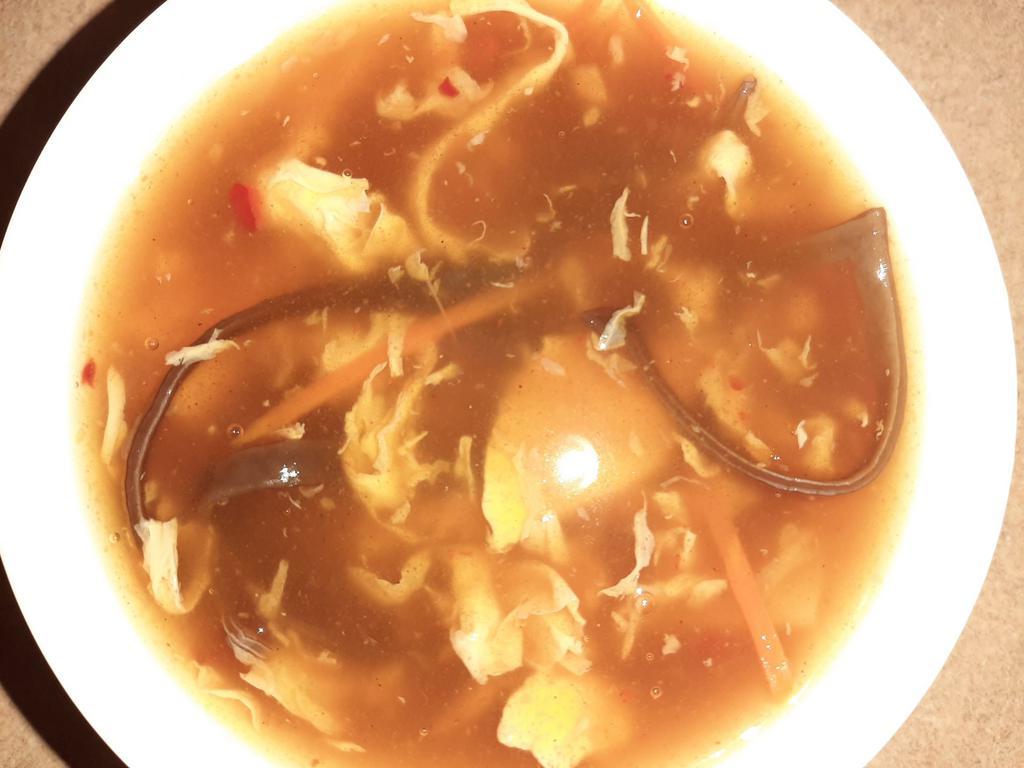 Hot & sour soup (Large) · 