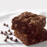 Double Fudge Brownie · This is one decadent hunk of chocolate! Nut-free
