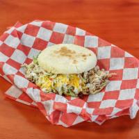 Pulled Chicken Arepa · 
