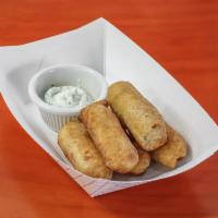 Tequenos Fried Breaded Cheese Sticks · 5 pieces.
