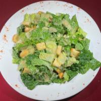 Caesar Salad · Romaine lettuce, tomato, croutons, Parmesan Cheese w/Caesar Dressing