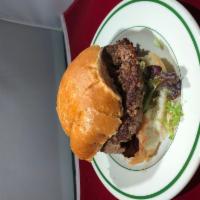 Classic Burger  · 1/2 lb. Black Angus beef patty, lettuce, tomato, mayo