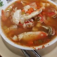 7 Mares Caldo · Bollionbase. The perfect combination of shrimp, fish, scallops, abalone, crab legs and oyste...