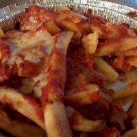 Pizza Fries  · Marinara sauce and mozzarella cheese.
