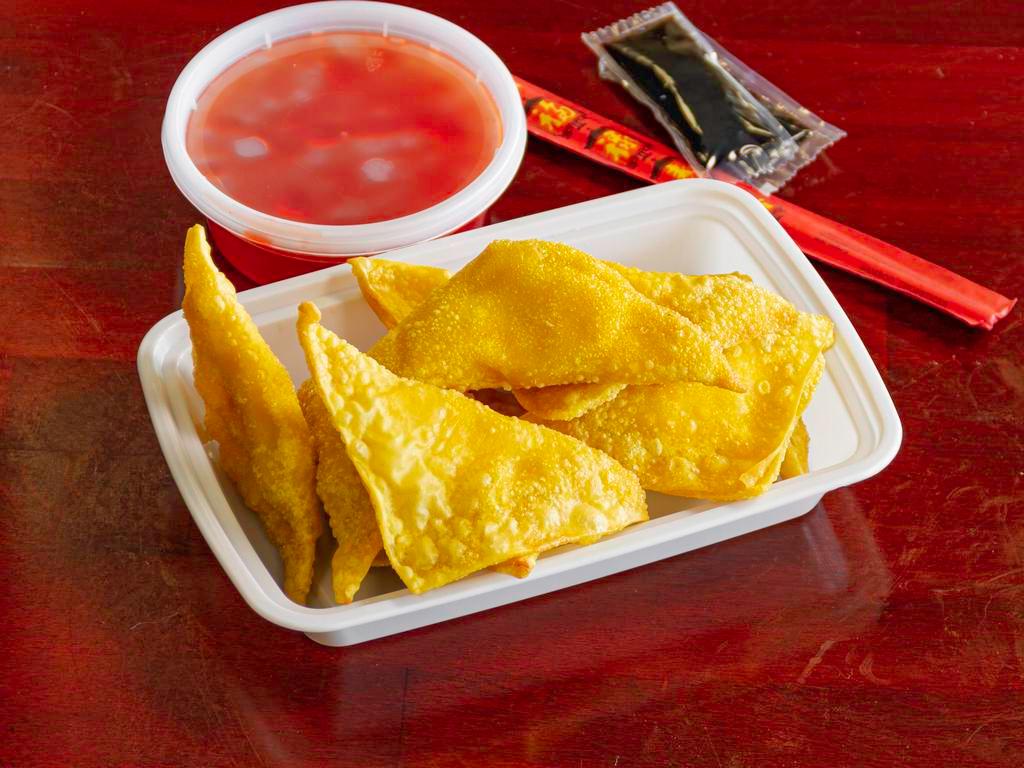 10 Piece Crab Rangoon · Fried wonton wrapper filled with crab and cream cheese. 