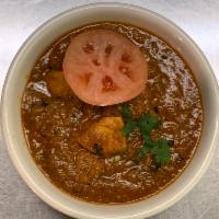 Chicken vindaloo  · Boneless chicken cooked with potatoes and spices and vinaigrette sauce. Spicy