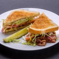 B.L.T. Sandwich · Thick cut bacon with lettuce, tomato, and mayo on your choice of bread. Dill pickle on the s...