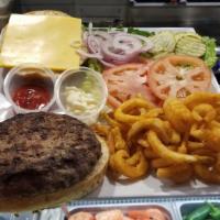 Burger Your Own Way · choose from a 100% beef burger or a vegetarian burger make it your own 