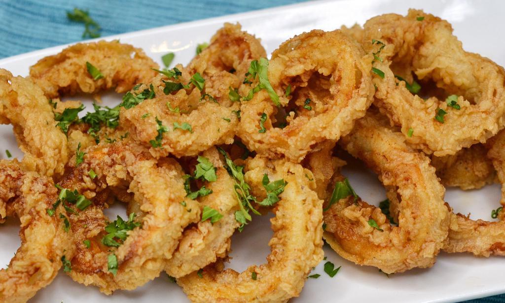 Fried Calamari · Served with chipotle aioli.