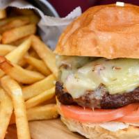 Hot and Spicy Burger · Pepper Jack cheese, roasted jalapeno, chipotle sauce, iceberg lettuce, tomato, red onion and...