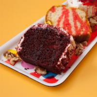 Slice of Red Velvet Cake · 