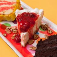 Slice of Strawberry Cheesecake · 