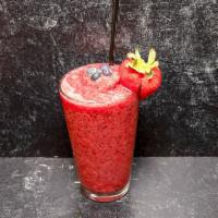 Blueberry Bonanza Smoothie · Strawberry, banana and blueberry. Made with fresh fruit and juice.