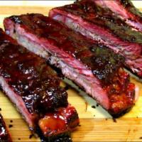 24. Bar-B-Q Spare Ribs · Ribs that have been broiled, roasted, or grilled. 